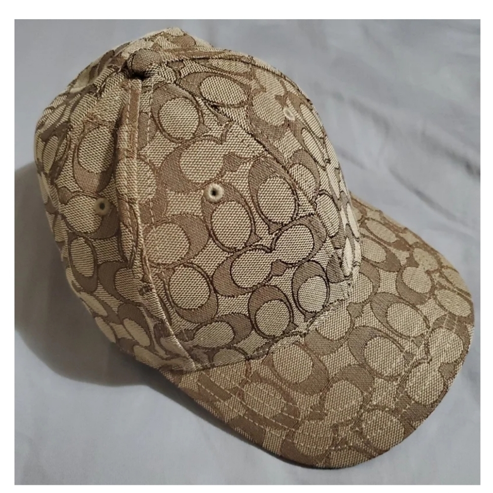 Coach CC canvas Baseball Cap Hat